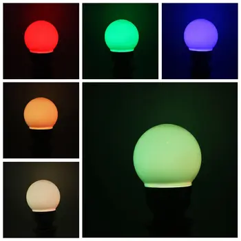 SZYOUMY E14 E27 Led Stmievateľné RGB Led Žiarovky 3W 5W 7W 85-265V Farebné Led Lampy, Lustre, Led Svetlo + 24 Tlačidlo Diaľkového ovládača