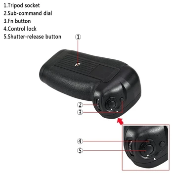 MB-D18 Vertikálne Battery Grip Nikon Kompatibilná D850 Digitálneho Fotoaparátu