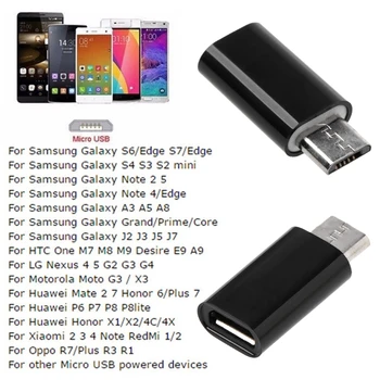 Micro USB Mužov a Žien Rozšírenie zariadenia Extender Synchronizáciu Údajov Poplatok Adaptér pre android