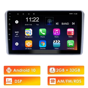 Pre Buick Royaum Ľavej strane 2004-2005 2 Din autorádia Android 10 RDS DSP 9 Palcový Dotykový displej GPS Navigácie Multimediálny Prehrávač