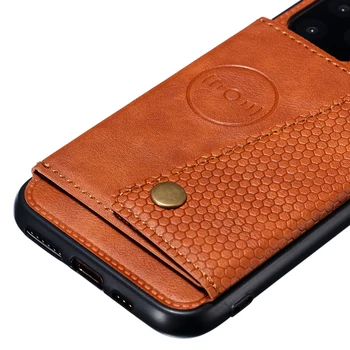Peňaženky, Kreditné Karty Držiteľ Obal Pre Samsung Galaxy A41 A31 A11 M11 A21 S8 S9 M10 A10 A20 A30 A80 A90 A42 Magnetický Uzáver Krytu