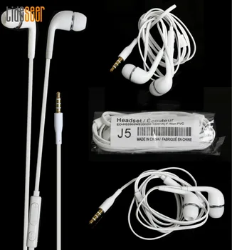 300pcs 3,5 mm Jack Stereo Zvuk Káblové Slúchadlá pre Samsung S4 S5 S6 S8 S9 Plus J5 J7 In-Ear Slúchadlá s Mikrofónom Pre mobilné Telefóny