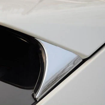 2ks/Set ABS, chrómové Spätné Chvost Okna Sklo Strane Trojuholníka Výbava Nálepky vhodné Na Nissan Qashqai 2016 Príslušenstvo