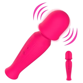 Silné Vibračné Čarovná Palička Žena Masturbator Vibrátor Na Klitoris Sexuálne Hračky pre Ženy Pošvy, Bradavky Dospelých Sex Shop Produktov