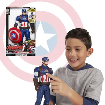 Marvel Hračiek, Pomstiteľ Koncovka 30 CM Super Hrdina Kapitán Amerika Akcie Obrázok Hračky Bábiky s hovoriaca bábika