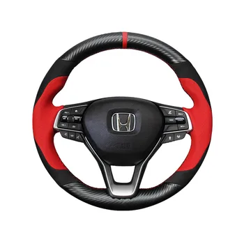 Pre Honda Accord 10 2018 2020 Volant, Kryt Ručné Šitie Kožený Volant Nastaviť DIY Volant, Kryt Modifikácia