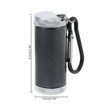 Prenosný Mini Pocket Popolník Keychain Vonkajšie Cestovné Fajčenie Cigariet Príslušenstvo