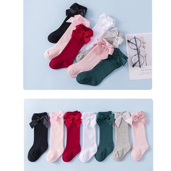 Batoľa ponožky baby dievčatá červená/zelená/ružová dlhé ponožky bavlna priedušná dieťa deti ponožky pre dievčatá nový rok botičky ponožky deti