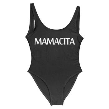 MAMACITA List plavky Plávanie oblek pre ženy Dievčenské jednodielne Plavky Kombinézu fitness plus veľkosť plaviek Žena