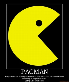 Pacman 1980 Vintage Video Hry Propagandistický Plagát Retro Plátno na Maľovanie DIY Samolepky na Stenu Umenie Domov Bar Plagáty Dekor Darček