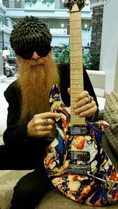 V-Vyberá Billy Gibbonsa Podpis Model Gitary Vybrať