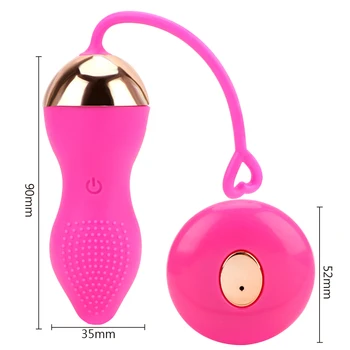 Vaginálne Tesný Cvičenie Loptu Vibrátory Kegel Gule Sexuálne Hračky pre Ženy Vibračné vajíčko na Diaľkové Ovládanie G-spot Masáž