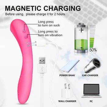 Sania Vibrátor Stimulátor Klitorisu Vibračné Dildo Klitoris Bulík G-spot Sexuálne Hračky pre Ženy Dildo Penis USB Nabíjanie Sexuálne Hračky