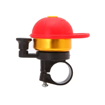1pc Mini Požičovňa Bell Krúžok Cartoon Bicykli Klobúk Horn Hlasný Alarm Riadidlá Kovové Bell Krúžok Cyklistické Doplnky, Náhodné dodanie