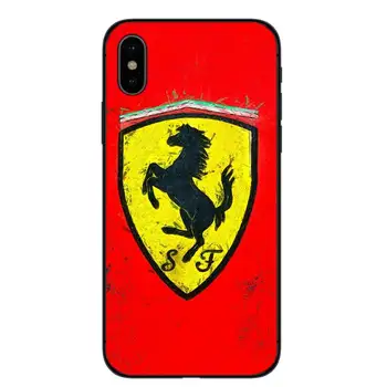 Športové Auto Ferrari Telefón puzdro pre iphone 11 PRO MAX coque TPU fundas pre iphone 8 7 PLUS XR X XS 6S SE 2020 kryt
