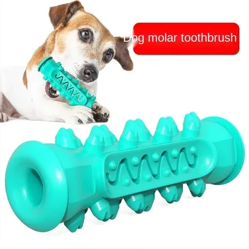 Nové Psa Zubná Kefka Na Čistenie Bite-Odolný Čistenie Interaktívne Molekulová Rod Hračka Pre Psa Dodávky