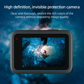 Predné+Zadné Ochranné Displej Chrániť Film Tvrdeného skla Komplexnú ochranu Pre GoPro 9 Kamery Príslušenstvo