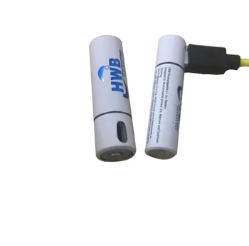 8ks 1,5 V AA 1200mAh li-polymer li-po USB nabíjateľné lítium li-ion usb batéria s USB kábel balenie