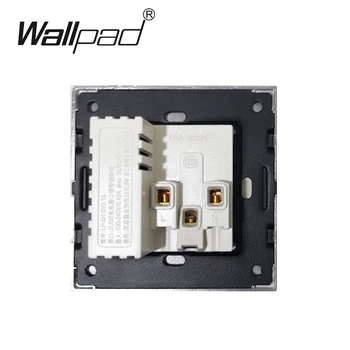 5 Pin Univerzálnej Zásuvky Napájania Sklenený Panel Wallpad 3.1 2 x USB Nabíjací Port Univerzálnej Zásuvky EU, UK, US BS Sieťovej Zásuvky 86mm * 86mm