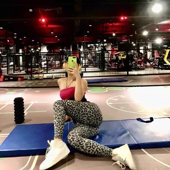 NORMOV Ženy Zebra Vzor Leginy Vysoký Pás Slim Bezšvíkové Fitness Leginy Žena Push Up Cvičenie Sexi Jeggings Leggins Žena
