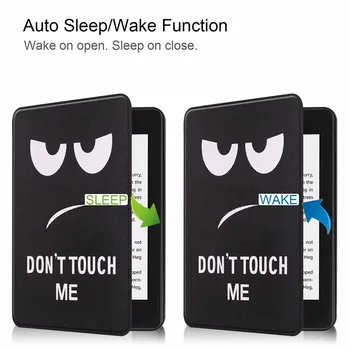 Smart E-knižné Prípade Auto Prebudiť Spánok PU Kožené puzdro Smart Cover Pre Amazon Nový Kindle Paperwhite 2018 Verzia