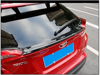 MONTFORD Auto Styling Kvalitný ABS Plast, Čierna Farba batožinového priestoru Zadný Spojler Krídlo Chránič Pre Toyota CHR C-H 2016 2017 2018