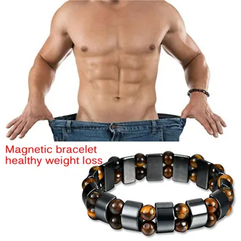 1PCS Magnetické Kúzlo Náramok Náramky Twisted Magnet Zdravie Chudnutie Náramky & Prívesky, Šperky Pre Mužov chudnutie