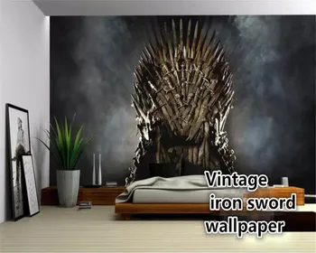 Beibehang behang 3d tapeta na stenu Prispôsobené plagát železný meč ľadu nástennú maľbu, TV joj, múr múr papiere domova