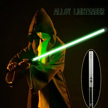 2020 11Colors Zmena RGB Kov Rukoväť Ťažké Súboje Lightsaber Luke Skywalker Sound Effects Laserový Meč Hračky Narodeninám