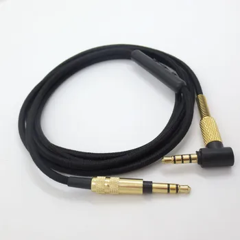 3,5 MM konektor pre Slúchadlá Audio kábel Kábel Adaptéra s in-Line Mikrofón Diaľkové Hlasitosti pre Sony mdr-10r MDR-1A XB950 Z1000 MSR7 Slúchadlá