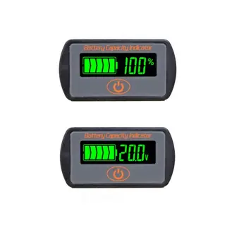 12V/24V Olovených Batérií Tester LCD displej, Kapacita Batérie Monitor Lítium-Indikátor Stavu Batérie, Automatické Elektrické Množstvo Detektor