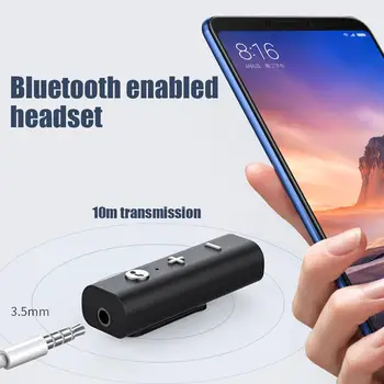 3,5 mm Audio Jack Bluetooth 5.0 Prijímač Pre Bezdrôtové Slúchadlá Adaptér Bluetooth, Aux Audio Prenos Hudby Pre Slúchadlá