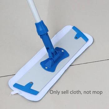 4PCS jemný vlákniny Mop Handričkou Lenivý Hands-Free Umývateľný Plochý Mop Náhradný Handričkou Domov Cleaning Tool