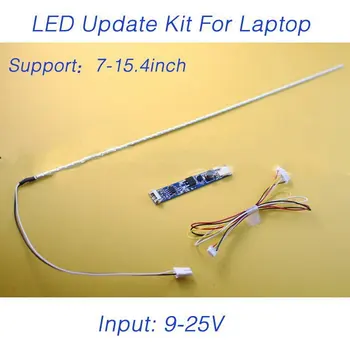 5 ks x LCD Notebooku Dimable Podsvietenie LED Lampy Nastaviteľné Svetlo Aktualizácia Auta Pásy+Stravovanie 9-25V Vstup Doprava Zadarmo