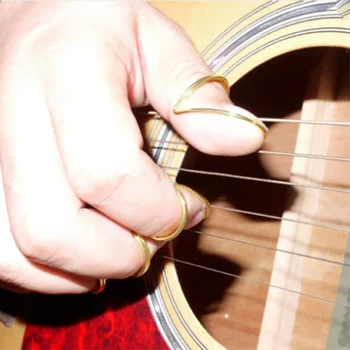 4/12/20 Ks Prst Klasická Fingerstyle Gitara Palec Tipov pre Elektrické Klasickú Gitaru YS-KÚPIŤ