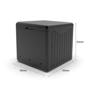 3 V 1 Batéria Nabíjačka Rozbočovač pre DJI OSMO Akčné Kamery Inteligentné Inteligentné Nabíjanie Batérie Box TF Karty, Úložného priestoru s TYP-C rozhranie