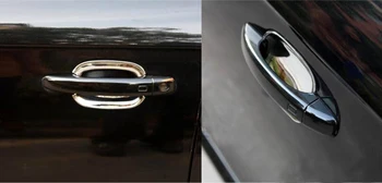 Strih Pre Audi Q3 2012 2013 ABS Chrome Dverí Rukoväť Miska Kryt Lišty Výbava Auto Príslušenstvo Styling