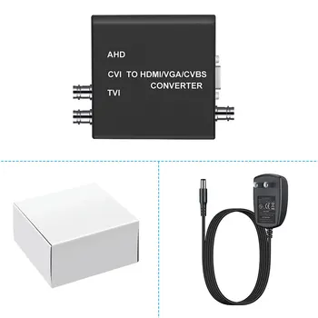 Kamera Video Converter 720P 1080P TVI/AHD/CVI-HDMI/CVBS/VGA Converter looping TVI/AHD/CVI výstup