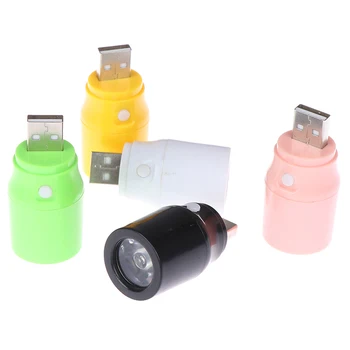 USB Ľahké Prenosné 1W 100l USB Lampa Biele Svetlo LED Lampa Powerbank LED Nočné Svetlo Torchlight S vypínačom