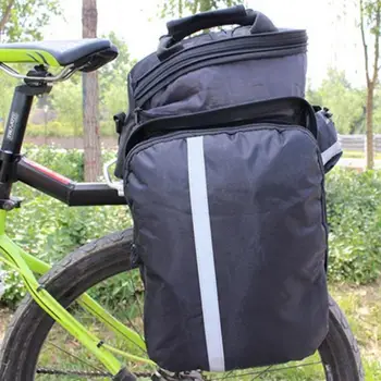 Bicykel Zadné nosiče Rám Taška Požičovňa Kufre s Účtovnou Rukoväť Reflexná Orezania a Veľké Vrecká Praktické Skladovanie
