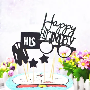 6pcs Šťastný Deň otcov Tortu Vňaťou Pán Otec Happy Birthday Cupcake Vňaťou Pre Ocka Deň otcov Narodeninovej Party Cake Dekorácie