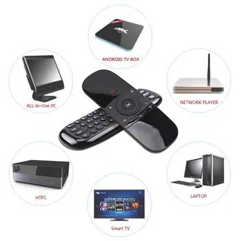 Bezdrôtové Vzduchu, Myši, Klávesnice, 6-Axis Motion Zmysel Učenia sa IR Diaľkové Ovládanie w/ USB Prijímač na Smart TV Android TV BOX 2.4 G