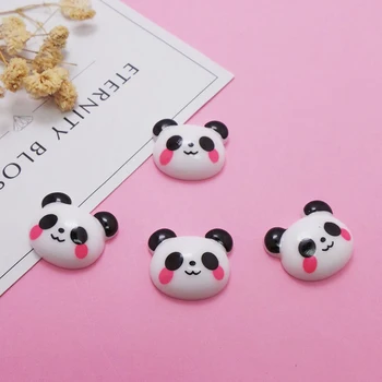 10 Ks/množstvo Slizu zobrazili kľúčové tlačidlá pre Sliz Dodávky Výplň DIY Polymér Roztomilá Panda Príslušenstvo Toy Model Nástroj pre Deti Hračky Darček