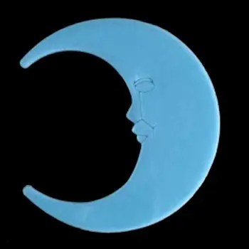 8 cm Tvorivé Mesiac Svietiť Nálepky V Tme Svietiace na Samolepky na Stenu Pre Deti Izba Steny v obývacej Izbe Odtlačkový Domáce Dekorácie