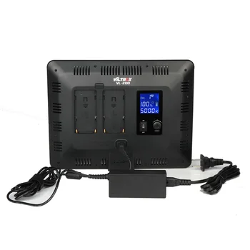 Viltrox VL-200 Pro Bezdrôtové Diaľkové LED Video Studio Svetlo Lampy Slim Bi-Color Stmievateľné + Napájací Adaptér pre Videokamera, Fotoaparát