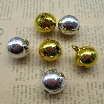 200 KS 14 mm zvončekom Plavidlá, Šperky, Svadobné Charms Perličiek Zlato, striebro voliteľné 011010
