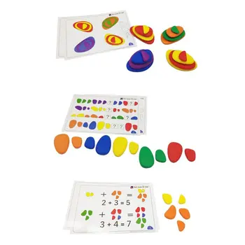 Farebné Dlážděným Bloky Puzzle Montessori Začiatku Vzdelávacieho Hračka