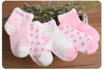 5pair/veľa Bavlna Baby ponožky Novorodenca Poschodí Ponožky Deti Bavlna Krátke Ponožky Dievča Chlapca