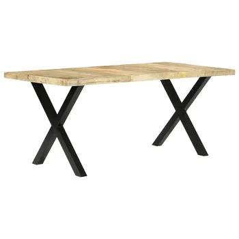 Jedálenský Stôl 180x90x76 cm Pevné Mango Dreva, Jedálne, Stoly