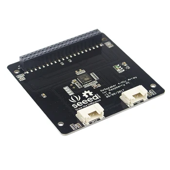 ReSpeaker 4-Mic Array Microphone Array Microphone Expansion Board for Raspberry Pi 4B/3B+